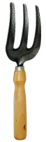 Вилка-рыхлитель с деревянной ручкой (К411С)