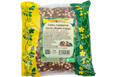 Смесь сидератов после уборки огурца (Зеленый уголок), 1 кг
