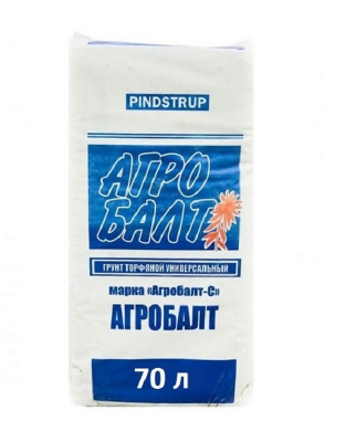 Грунт Агробалт-С (Синий 0-10 мм, pH5,5-6,2; кипа 70 л)